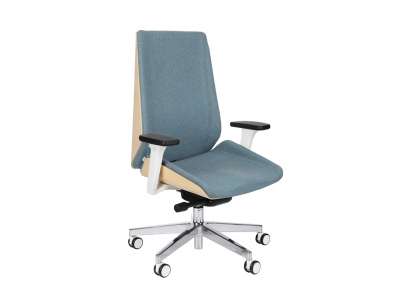 GRO-Moon Wood W Chrome vezetői forgószék