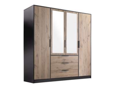 BAL-LATI D4 gardróbszekrény tükörrel