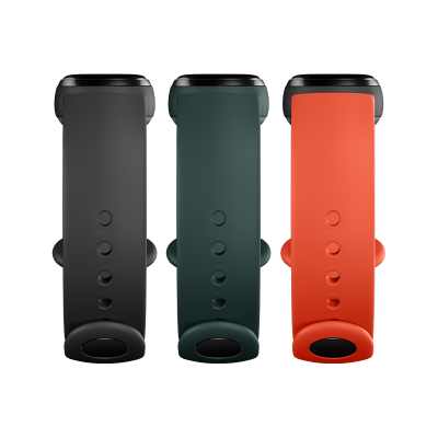 Mi Smart Band 5 Strap (3-pack) (Black, Orange, Cyan)