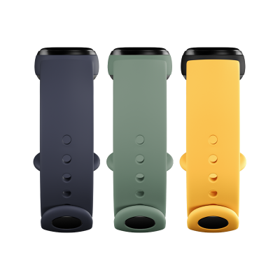 Mi Smart Band 5 Strap (3-pack) (Blue, Yellow, Green)