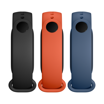 Mi Smart Band 6 Strap (3-pack) (Black, Orange, Blue)