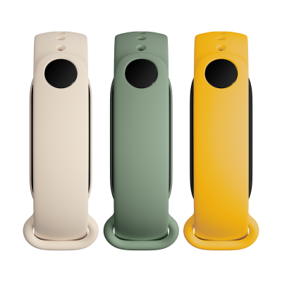 Mi Smart Band 6 Strap (3-pack) (Ivory, Olive, Yellow)