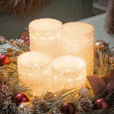 Pauleen Little Lilac Candle LED gyertya 2 db