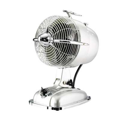 RetroJet asztali ventilátor, ezüst