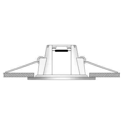 LED lámpa Holstein IP65, 116°-os merev, fehér