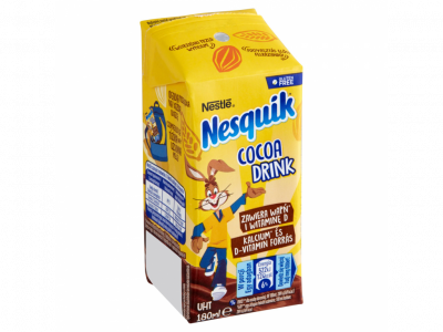 Nesquik UHT kakaó ital cukorcsökkentett 180ml