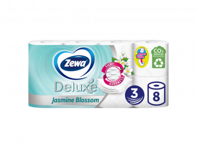 Zewa deluxe toalettpapír jasmine blossom 3 rétegű 8tekercses