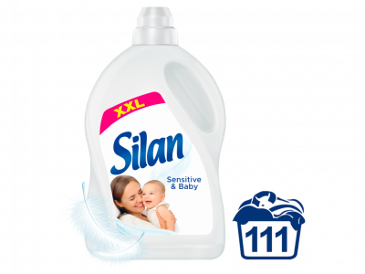 Silan textilöblítő sensitive 111 mosás 2775ml