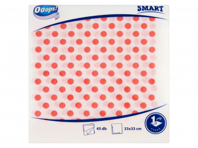 Ooops! Smart szalvéta 33x33cm 1 rétegű 45db