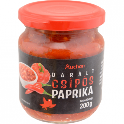 Auchan Kedvenc Darált paprika csípős 200 g