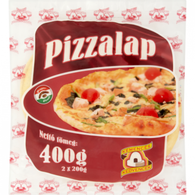 Kemencés Kedvencek pizzalap 2 db 400 g