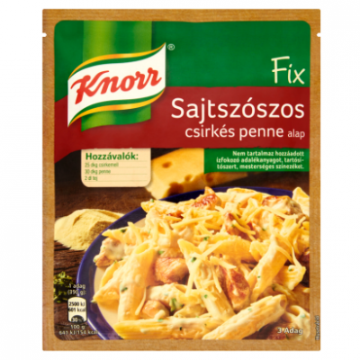 Knorr sajtszószos csirkés penne alap 40 g