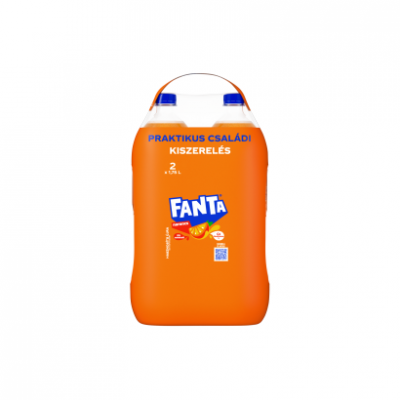 Fanta szénsavas narancsízű üdítőital 2 x 1,75 l