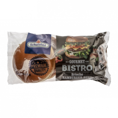 Schulstad Gourmet Bistro Brioche hamburgerzsemle 324 g