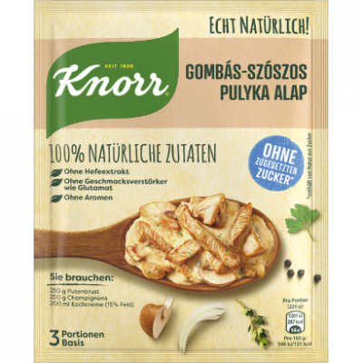 Knorr gombás-szószos pulyka alap 30 g