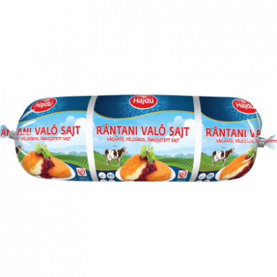 Hajdú vágható, félzsíros, ömlesztett rántani való sajt 500 g