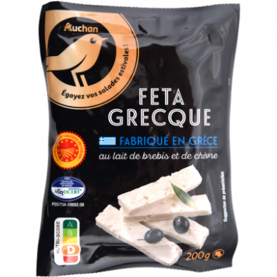 Auchan Collection Feta görög sajt OEM 200 g