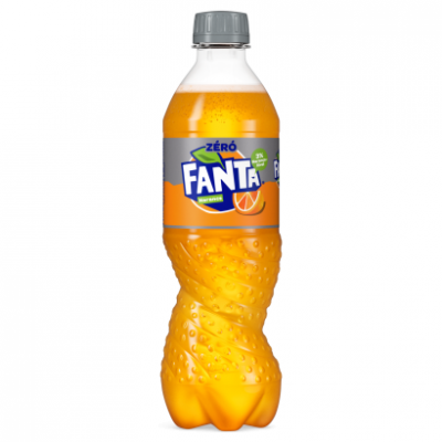 Fanta Zero narancs ízű energiamentes szénsavas üdítőital édesítőszerekkel 500 ml