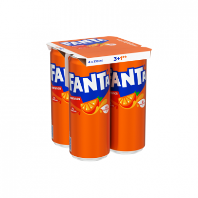 Fanta szénsavas narancsízű üdítőital 4 x 330 ml