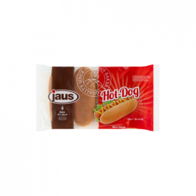 Jaus hot dog kifli 4 x 62,5 g (250 g)