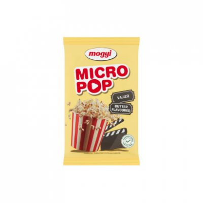 Mogyi Micro Pop mikrohullámú sütőben elkészíthető vajízű pattogatni való kukorica 100 g