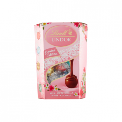 Lindt Lindor csokoládéválogatás lágyan olvadó töltelékkel 200 g