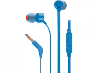 JBL T110 In-Ear Headset, Kék