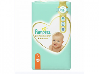 Pampers Premium Care 3 Midi Pelenka 60db, 3 - as méret