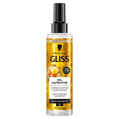 Gliss Express Repair Tápláló olaj hajregeneráló balzsam - 200 ml