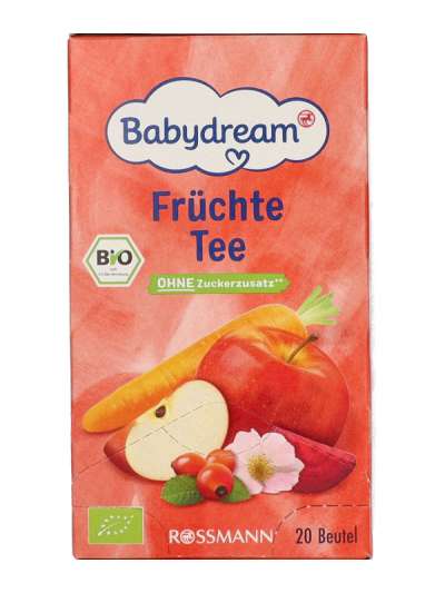 Babydream Filteres Gyümölcstea 4/5 Hónapos Kortól - 20 filter