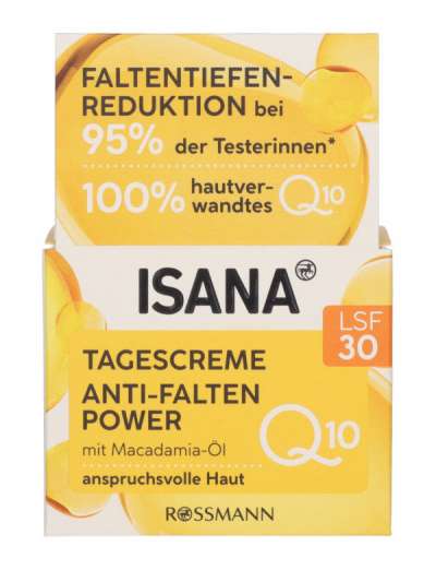 Isana Q10 LSF30 revitalizáló nappali arckrém - 50 ml