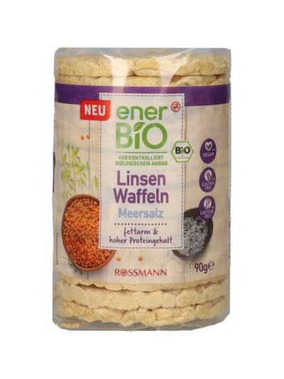 Ener-Bio puffasztott lencsetallér - 90 g