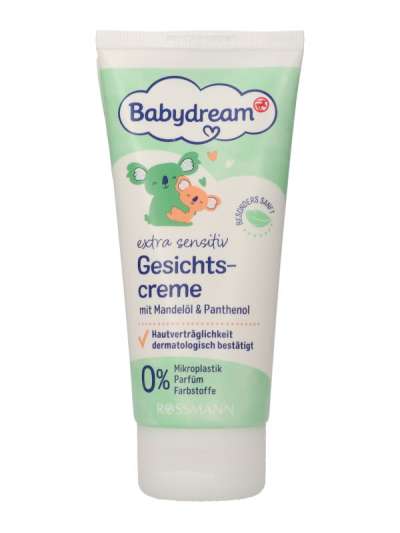 Babydream Extra Sensitive Arckrém - 100 ml