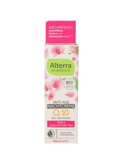 Alterra Anti-Age Q10 Bio-Orchidea éjszakai krém - 50 ml