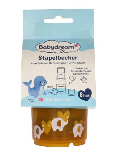 Babydream  Játszópohár 6 Hónapos Kortól - 1 db