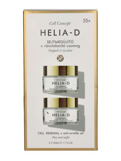 Helia-D Cell Concept sejtmegújító ránctalanító csomag 55+ 2x50 ml - 100 ml