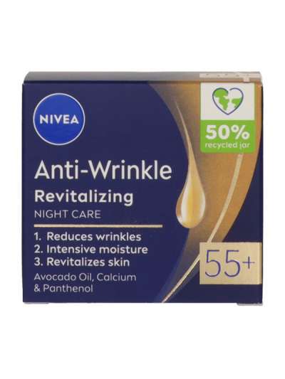 Nivea anti wrinkle 55+ éjszakai arckrém - 50 ml