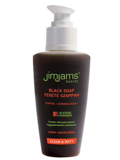 JimJams Pure & Clear Fekete szappan - 125 ml