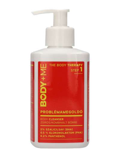 Body + Me Problémamegoldó body cleanser zsíros/kompinált bőrre - 300 ml