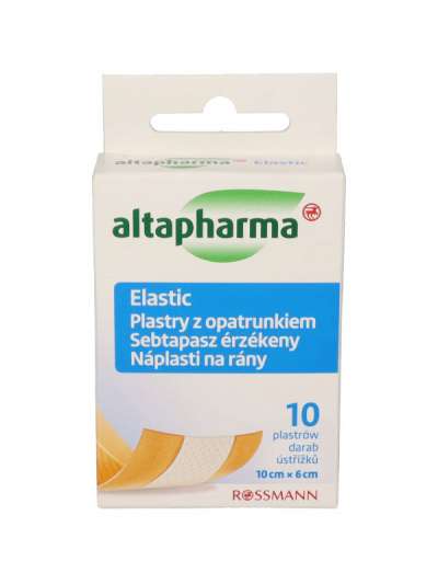 Altapharma Elastic sebtapasz szélessége: 10 cm hosszúsága: 6 cm - 1 db