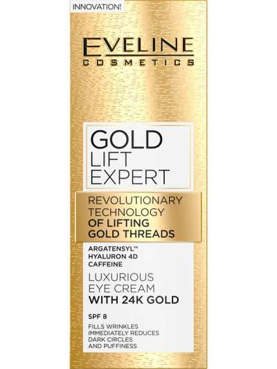 Eveline szemkörnyékápoló gold lift expert - 15 ml