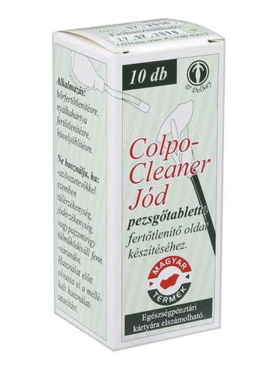 Colpo-Cleaner jód pezsgőtabletta - 10 db