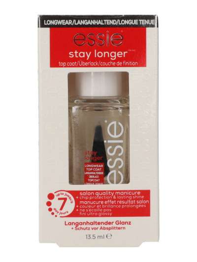 Essie Stay Longer Top Coat fedőlakk - 1 db