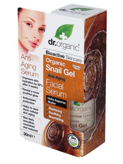 Dr. Organic Bioaktív csiga gél arc szérum - 30 ml