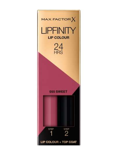 Max Factor Lipfinity kétlépcsős tartós ajakrúzs /55 sweet - 1 db