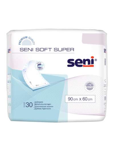 Seni soft super betegalátét 90 x 60 cm - 30 db