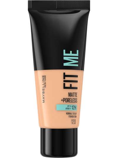 Maybelline Fit Me! Matte + Poreless alapozó /120 Classic Ivory - 1 db