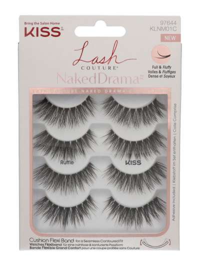 Kiss Lash Couture Naked Drama műszempilla multipack - 1 db