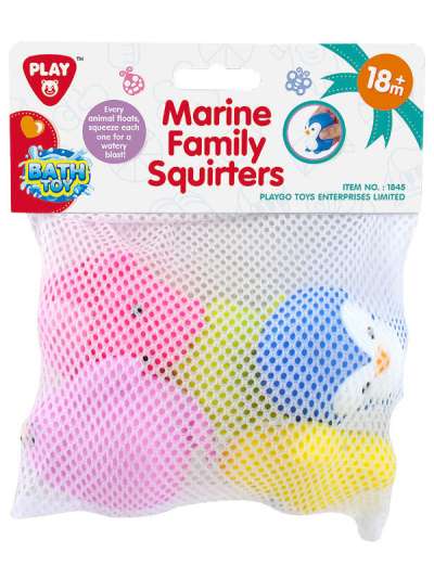 Playgo vizet spriccelő puha tengeri állatkák - 1 db