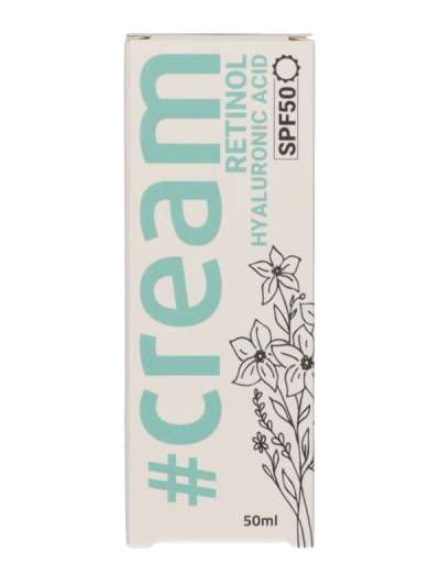 Keve Retinol + Hialuronsav fényvédő arckrém SPF50 - 50 ml